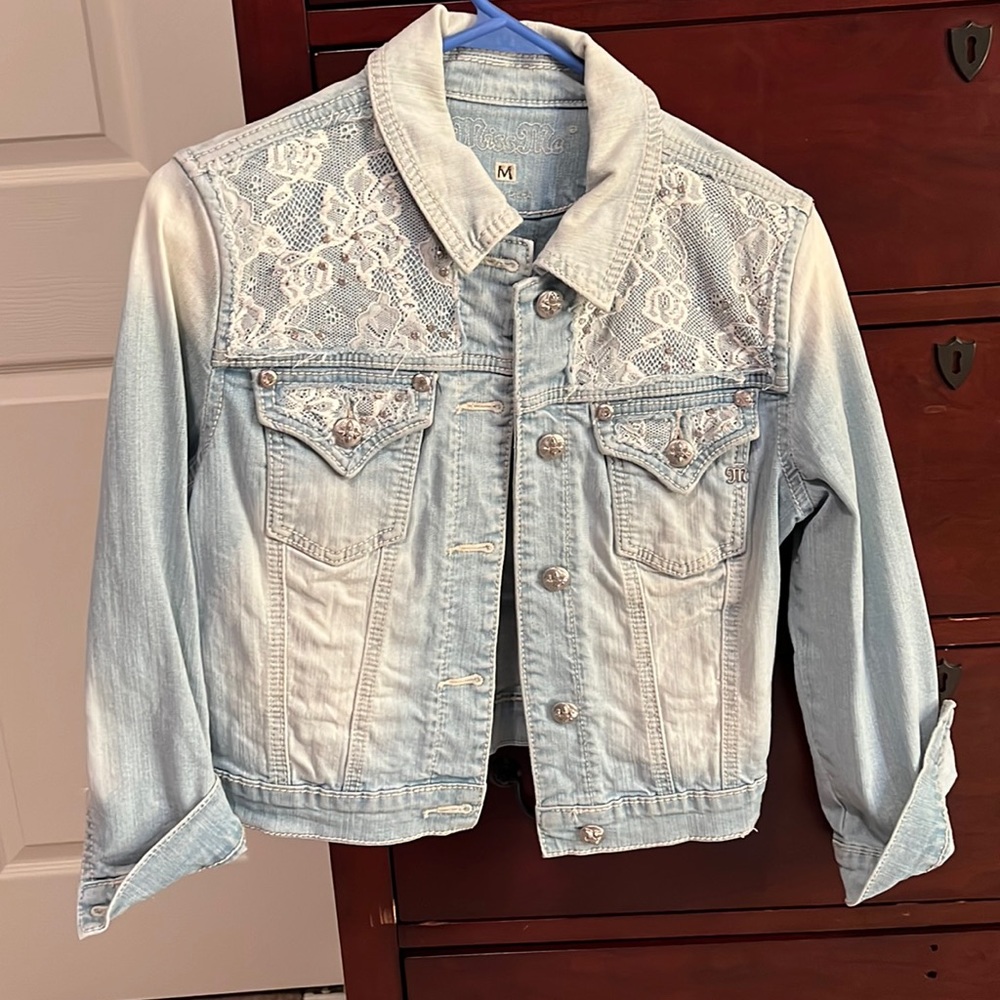 Like new - miss me denim jacket